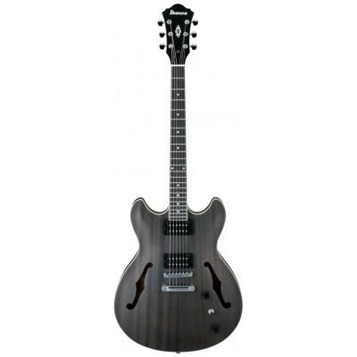 Ibanez AS53 Artcore Transparent Black Flat semi-akoestische gitaar (E-Gitarre), Gitarre, Schwarz Ibanez AS53 Artcore Transparent Black Flat semi-akoestische gitaar (E-Gitarre), Gitarre, Schwarz