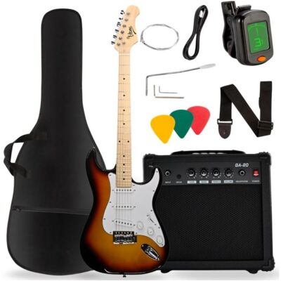 V-TONE EGA 39 SB gitara elektryczna 4/4 stratocast (E-Gitarre), Gitarre V-TONE EGA 39 SB gitara elektryczna 4/4 stratocast (E-Gitarre), Gitarre