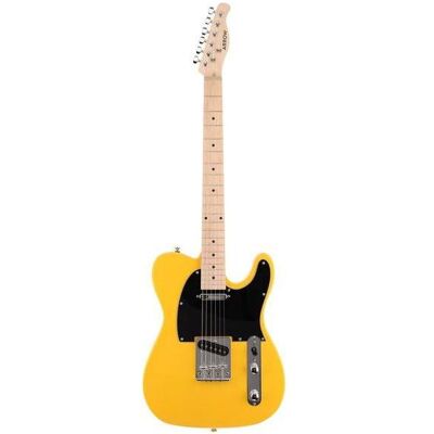 Arrow Telico TL 11 Peanut Butter Maple/Black - Gitara elektryczna (E-Gitarre, Pappel, Tusq), Gitarre, Schwarz, Gelb Arrow Telico TL 11 Peanut Butter Maple/Black - Gitara elektryczna (E-Gitarre, Pappel, Tusq), Gitarre, Schwarz, Gelb