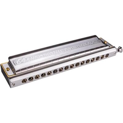 Hohner Chromonica 64 (Mundharmonika), Blasinstrumente, Schwarz Hohner Chromonica 64 (Mundharmonika), Blasinstrumente, Schwarz