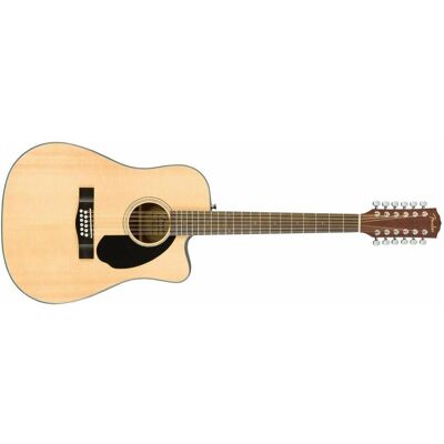 Fender CD-60SCE-12 12-string electro-acoustic guitar, Natural (Akustik Gitarre, Fichte, Mahagoni), Gitarre, Braun Fender CD-60SCE-12 12-string electro-acoustic guitar, Natural (Akustik Gitarre, Fichte, Mahagoni), Gitarre, Braun
