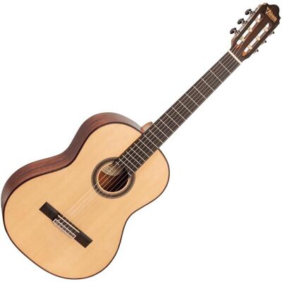 Indoba Klassieke Gitarre mit Massivholzdecke und Nylonsaiten (Konzertgitarre, Amara-Ebenholz Griffbrett, Mahagoni Hals, Mahagoni Korpusseiten und -boden, Massive Sitka-Fichten-Decke), Gitarre Indoba Klassieke Gitarre mit Massivholzdecke und Nylonsaiten (Konzertgitarre, Amara-Ebenholz Griffbrett, Mahagoni Hals, Mahagoni Korpusseiten und -boden, Massive Sitka-Fichten-Decke), Gitarre