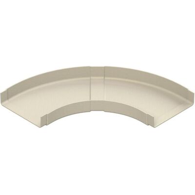 Niedax NIE KKB 50.200 GFK-Bogen 90° groà 50x200mm,m.ange- formtem Verbinder, Streichinstrumente, Grau Niedax NIE KKB 50.200 GFK-Bogen 90° groà 50x200mm,m.ange- formtem Verbinder, Streichinstrumente, Grau