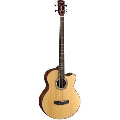 Guitars Cort SJB5F natural (Akustik Bass, Mahagoni (Boden und Zargen), Massive Fichtendecke, Palisander-Griffbrett), Gitarre, Braun Guitars Cort SJB5F natural (Akustik Bass, Mahagoni (Boden und Zargen), Massive Fichtendecke, Palisander-Griffbrett), Gitarre, Braun