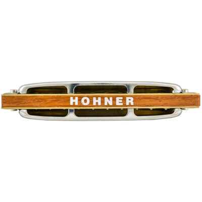 Hohner Mundharmonika Blues Harp – F-Dur, Kanzellenkörper: Holz (Mundharmonika, Diatonisch), Blasinstrumente, Braun, Silber Hohner Mundharmonika Blues Harp – F-Dur, Kanzellenkörper: Holz (Mundharmonika, Diatonisch), Blasinstrumente, Braun, Silber