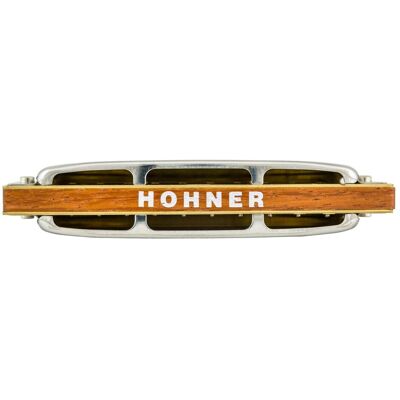 Hohner Blues Harp B-Dur (Bb) (Mundharmonika, Diatonisch), Blasinstrumente, Silber, Braun Hohner Blues Harp B-Dur (Bb) (Mundharmonika, Diatonisch), Blasinstrumente, Silber, Braun