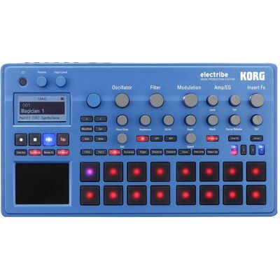 Korg Electribe, Synthesizer, Blau Korg Electribe, Synthesizer, Blau