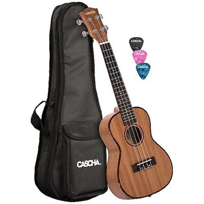 Cascha Premium-Konzertukulele (Konzert), Ukulele, Braun Cascha Premium-Konzertukulele (Konzert), Ukulele, Braun