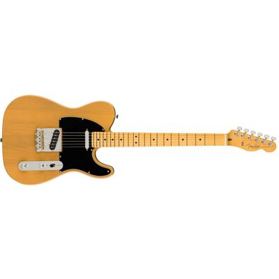 Fender American Professional II Telecaster MN Butterscotch Blonde elektrische gitaar met koffer (Konzertgitarre), Gitarre, Braun Fender American Professional II Telecaster MN Butterscotch Blonde elektrische gitaar met koffer (Konzertgitarre), Gitarre, Braun