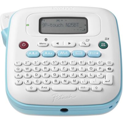 Brother P-touch PT-N25BT, Beschriftungsgerät, Blau, Weiss Brother P-touch PT-N25BT, Beschriftungsgerät, Blau, Weiss