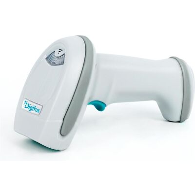 Digitus Advanced Barcode Scanner, Corded, 1D/2D 2m/s, 1280x1024, IP52 (1D-Barcodes, 2D-Barcodes), Barcode Scanner, Mehrfarbig, Weiss Digitus Advanced Barcode Scanner, Corded, 1D/2D 2m/s, 1280x1024, IP52 (1D-Barcodes, 2D-Barcodes), Barcode Scanner, Mehrfarbig, Weiss