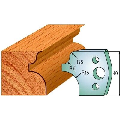 CMT, Cutter, 690.011 Profilmesserpaar Höhe 40 mm Nummer 11 CMT, Cutter, 690.011 Profilmesserpaar Höhe 40 mm Nummer 11