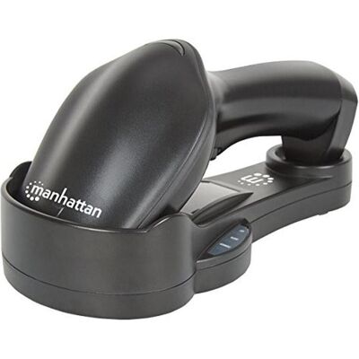 Manhattan Wireless CCD Barcodescanner (1D-Barcodes), Barcode Scanner, Schwarz Manhattan Wireless CCD Barcodescanner (1D-Barcodes), Barcode Scanner, Schwarz