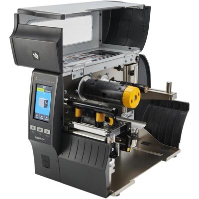 Zebra ZT411 600 x 600 DPI Verkabelt & Kabellos Direkt Wärme/Wärmeübertragung POS-Drucker (600 dpi), Etikettendrucker, Schwarz, Grau Zebra ZT411 600 x 600 DPI Verkabelt & Kabellos Direkt Wärme/Wärmeübertragung POS-Drucker (600 dpi), Etikettendrucker, Schwarz, Grau