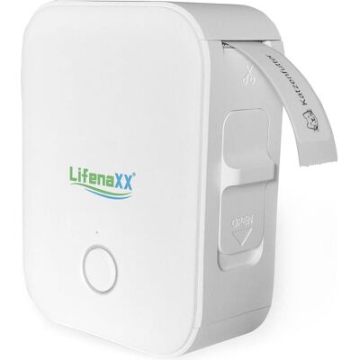 Technaxx Mobiler Akku-Thermo-Etikettendrucker, App, 12 mm, Etikettendrucker, Weiss Technaxx Mobiler Akku-Thermo-Etikettendrucker, App, 12 mm, Etikettendrucker, Weiss