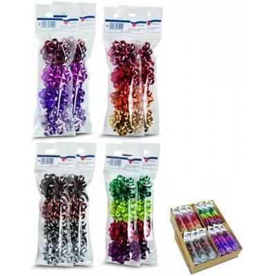 Magni, Geschenkverpackung, Mini Schleife 4er 45mm Mexico sortiert Magni, Geschenkverpackung, Mini Schleife 4er 45mm Mexico sortiert