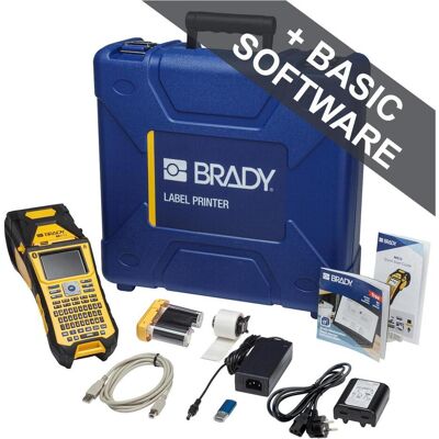 Brady M610-QWERTZ-BT, mobiler Thermotransfer-Drucker, QWERTZ-Tastatur, PC-Anschluss, 300dpi, max. (300 dpi), Etikettendrucker Brady M610-QWERTZ-BT, mobiler Thermotransfer-Drucker, QWERTZ-Tastatur, PC-Anschluss, 300dpi, max. (300 dpi), Etikettendrucker