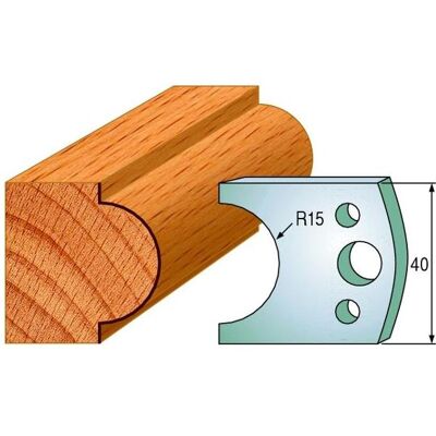 CMT, Cutter, 690.066 Profilmesserpaar Höhe 40 mm Nummer 66 CMT, Cutter, 690.066 Profilmesserpaar Höhe 40 mm Nummer 66