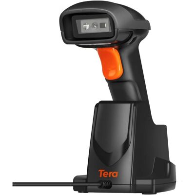 Tera Pro Extreme Barcodescanner HW0007 (1D-Barcodes, 2D-Barcodes, QR-Code), Barcode Scanner, Schwarz, Orange Tera Pro Extreme Barcodescanner HW0007 (1D-Barcodes, 2D-Barcodes, QR-Code), Barcode Scanner, Schwarz, Orange
