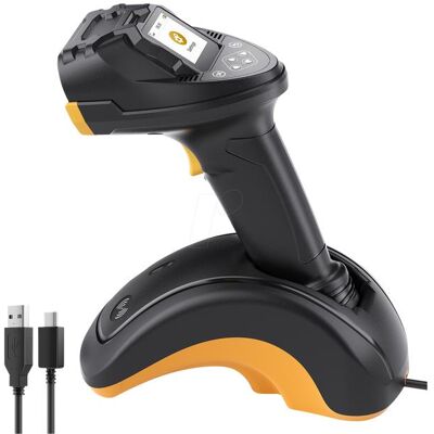 Inateck Barcodescanner Pro8 Black with data transfer station (1D-Barcodes, 2D-Barcodes), Barcode Scanner, Schwarz Inateck Barcodescanner Pro8 Black with data transfer station (1D-Barcodes, 2D-Barcodes), Barcode Scanner, Schwarz