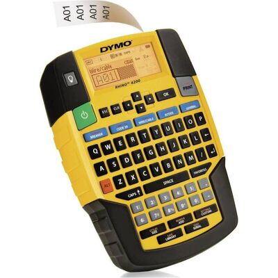 Dymo Rhino 4200 Etikettendrucker Wärmeübertragung Kabellos QWERTY (180 dpi), Etikettendrucker, Gelb, Schwarz Dymo Rhino 4200 Etikettendrucker Wärmeübertragung Kabellos QWERTY (180 dpi), Etikettendrucker, Gelb, Schwarz