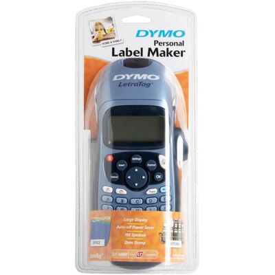 Dymo LetraTag LT-100H, Beschriftungsgerät, Grau, Blau Dymo LetraTag LT-100H, Beschriftungsgerät, Grau, Blau