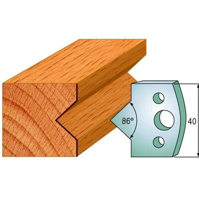 CMT, Cutter, 690.035 Profilmesserpaar Höhe 40 mm Nummer 35 CMT, Cutter, 690.035 Profilmesserpaar Höhe 40 mm Nummer 35