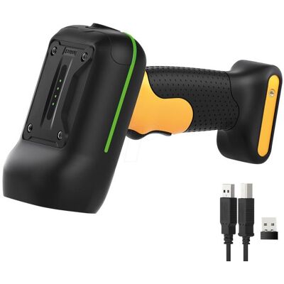 Inateck Barcodescanner 61 black (BCST-61 black) (1D-Barcodes), Barcode Scanner, Schwarz, Gelb Inateck Barcodescanner 61 black (BCST-61 black) (1D-Barcodes), Barcode Scanner, Schwarz, Gelb