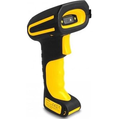 Delock Industrie Barcode Scanner 1D und 2D für 433 MHz oder Bluetooth mit induktiver Ladestation (1D-Barcodes, 2D-Barcodes, QR-Code), Barcode Scanner, Schwarz, Gelb Delock Industrie Barcode Scanner 1D und 2D für 433 MHz oder Bluetooth mit induktiver Ladestation (1D-Barcodes, 2D-Barcodes, QR-Code), Barcode Scanner, Schwarz, Gelb