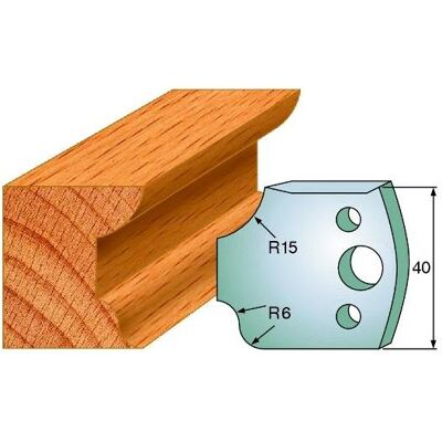 CMT, Cutter, 690.044 Profilmesserpaar Höhe 40 mm Nummer 44 CMT, Cutter, 690.044 Profilmesserpaar Höhe 40 mm Nummer 44