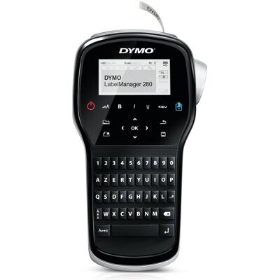 Dymo LabelManager 280 AZERTY EU Plug, Beschriftungsgerät, Schwarz Dymo LabelManager 280 AZERTY EU Plug, Beschriftungsgerät, Schwarz