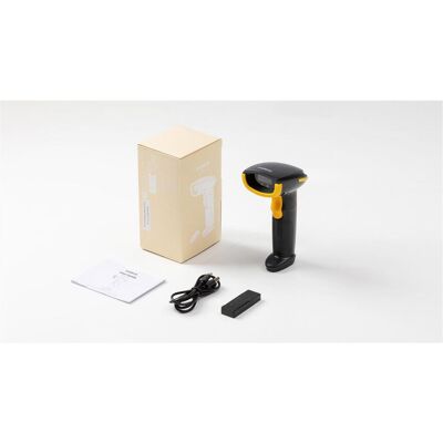 Inateck Barcodescanner 21 AI black (BCST-21-AI Black) (1D-Barcodes), Barcode Scanner, Gelb, Schwarz Inateck Barcodescanner 21 AI black (BCST-21-AI Black) (1D-Barcodes), Barcode Scanner, Gelb, Schwarz
