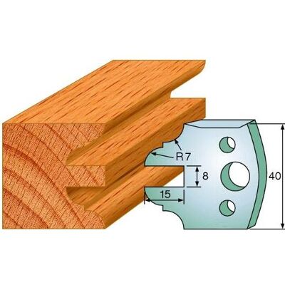 CMT, Cutter, 690.099 Profilmesserpaar Höhe 40 mm Nummer 99 CMT, Cutter, 690.099 Profilmesserpaar Höhe 40 mm Nummer 99
