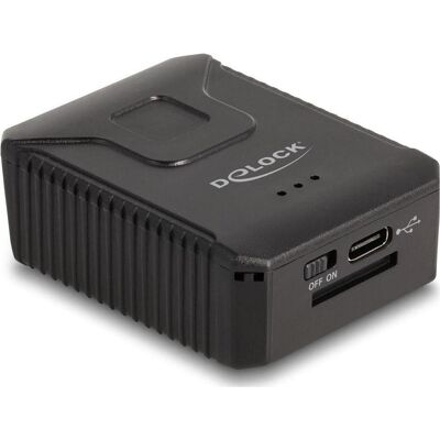 Delock Wearable Barcode Scanner 1D und 2D mit 2,4 GHz oder Bluetooth, Barcode Scanner, Schwarz Delock Wearable Barcode Scanner 1D und 2D mit 2,4 GHz oder Bluetooth, Barcode Scanner, Schwarz