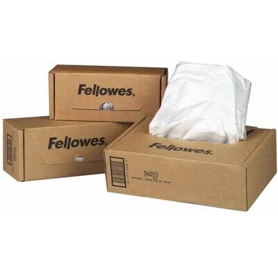 Fellowes Aktenvernichter Abfallbeutel 94 Liter, 50Stk., Abfallsack, Transparent Fellowes Aktenvernichter Abfallbeutel 94 Liter, 50Stk., Abfallsack, Transparent