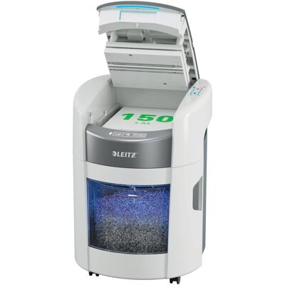 Leitz, Aktenvernichter, IQ OptiMax Autofeed Home Office 150 makulator mikromakulering P5 Leitz, Aktenvernichter, IQ OptiMax Autofeed Home Office 150 makulator mikromakulering P5