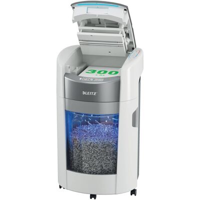 Leitz, Aktenvernichter, IQ OptiMax Autofeed Office 300 makulator krydsmakulering P4 Leitz, Aktenvernichter, IQ OptiMax Autofeed Office 300 makulator krydsmakulering P4