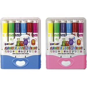 BTS, Stempel, Marker mit Stempeln, 12 gemischte Farben BTS, Stempel, Marker mit Stempeln, 12 gemischte Farben