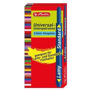 Herlitz, Ersatzpatronen + Tintenfass, Universal-Tintenpatronen 15er 10626174 (Blau, 15 Stk.) Herlitz, Ersatzpatronen + Tintenfass, Universal-Tintenpatronen 15er 10626174 (Blau, 15 Stk.)