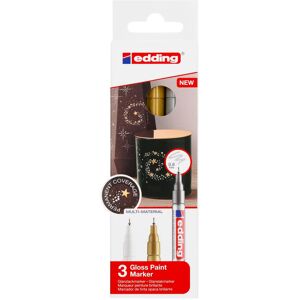 Edding, Marker, 780 - Glanzlack-Marker (3x) Edding, Marker, 780 - Glanzlack-Marker (3x)