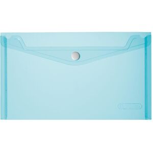 Herlitz, Mappe, Dokumententasche, DIN A5, PP, blau-transparent glasklar, mit weissem Druckknopfverschluss, 0,20 mm (A5, 1x) Herlitz, Mappe, Dokumententasche, DIN A5, PP, blau-transparent glasklar, mit weissem Druckknopfverschluss, 0,20 mm (A5, 1x)