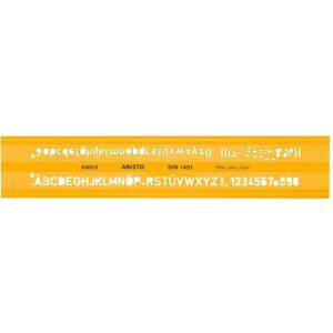 Aristo Lineal, Schriftschablone Aristo Lineal, Schriftschablone