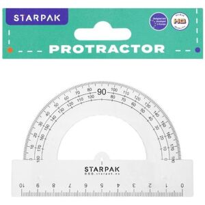 Starpak, Lineal, Winkelmesser 180' 10cm (10 cm, Kunststoff) Starpak, Lineal, Winkelmesser 180' 10cm (10 cm, Kunststoff)