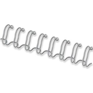 Fellowes Drahtkamm 6mm, 34 Schlaufen, silber, 100 Stk., Bindegerät Zubehör, Silber Fellowes Drahtkamm 6mm, 34 Schlaufen, silber, 100 Stk., Bindegerät Zubehör, Silber