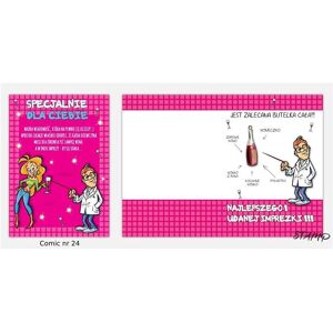 Stamp, Stempel, Comic B6 Karte + Umschlag Muster Nr. 24 Stamp, Stempel, Comic B6 Karte + Umschlag Muster Nr. 24