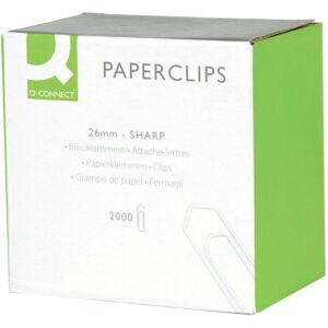 Q-Connect, Büroklammer, Briefklammern, spitze Form (1x) Q-Connect, Büroklammer, Briefklammern, spitze Form (1x)