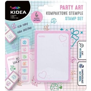 Derform, Stempel, Kompakte Partystempel 6 Farben KIDEA Derform, Stempel, Kompakte Partystempel 6 Farben KIDEA