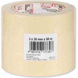 Fix-o-moll, Klebeband, Maler-Kreppband ECO 50 m x 30 mm VE:3 Stück (30 mm) Fix-o-moll, Klebeband, Maler-Kreppband ECO 50 m x 30 mm VE:3 Stück (30 mm)