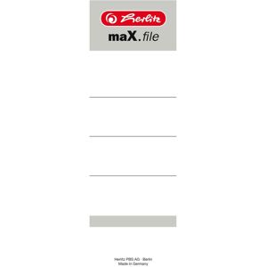 Herlitz, Ordner Zubehör, Ordnerrücken-Etikett, 60 x 190 mm, kurz-breit, weiss selbstklebendes Papier Herlitz, Ordner Zubehör, Ordnerrücken-Etikett, 60 x 190 mm, kurz-breit, weiss selbstklebendes Papier