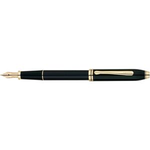 Cross, Schreibstifte, Füllhalter Townsend F Schwarz-Lack goldplattiert (1x) Cross, Schreibstifte, Füllhalter Townsend F Schwarz-Lack goldplattiert (1x)